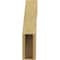 Ekena Millwork 5-inch W x 18-inch D x 24-inch H Monterey Rough Cedar Woodgrain TimberThane Knee Brace, Primed BRCUR05X18X24MONRCPR - alternate 6